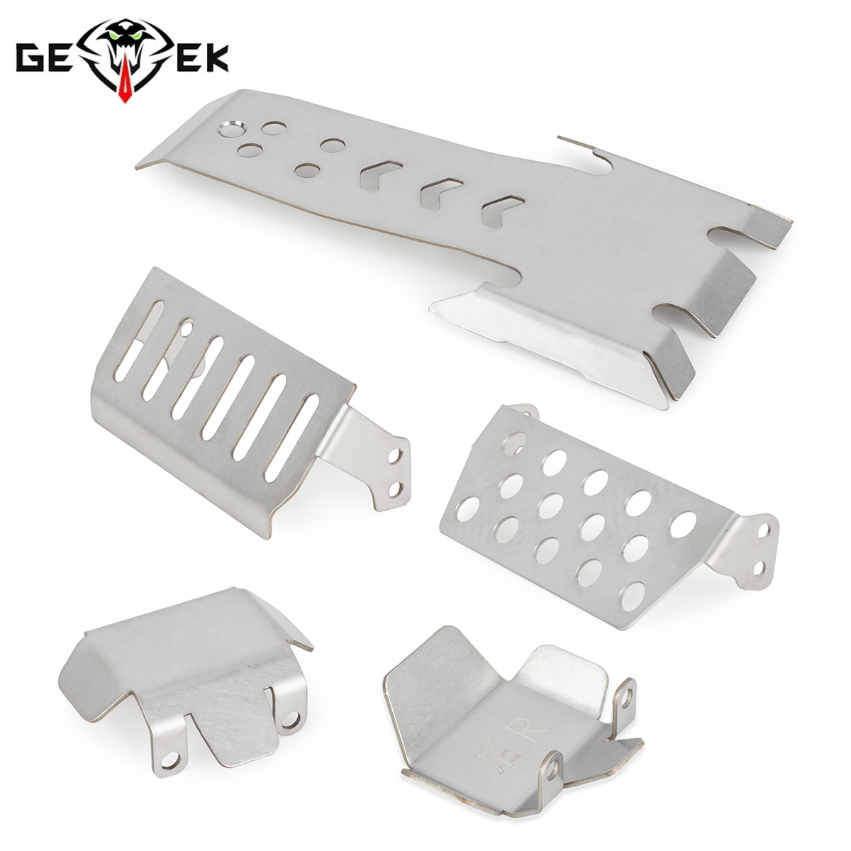 Rc Hobby Zone - Rvs Asbeschermer Skid Plate Chassis Armor