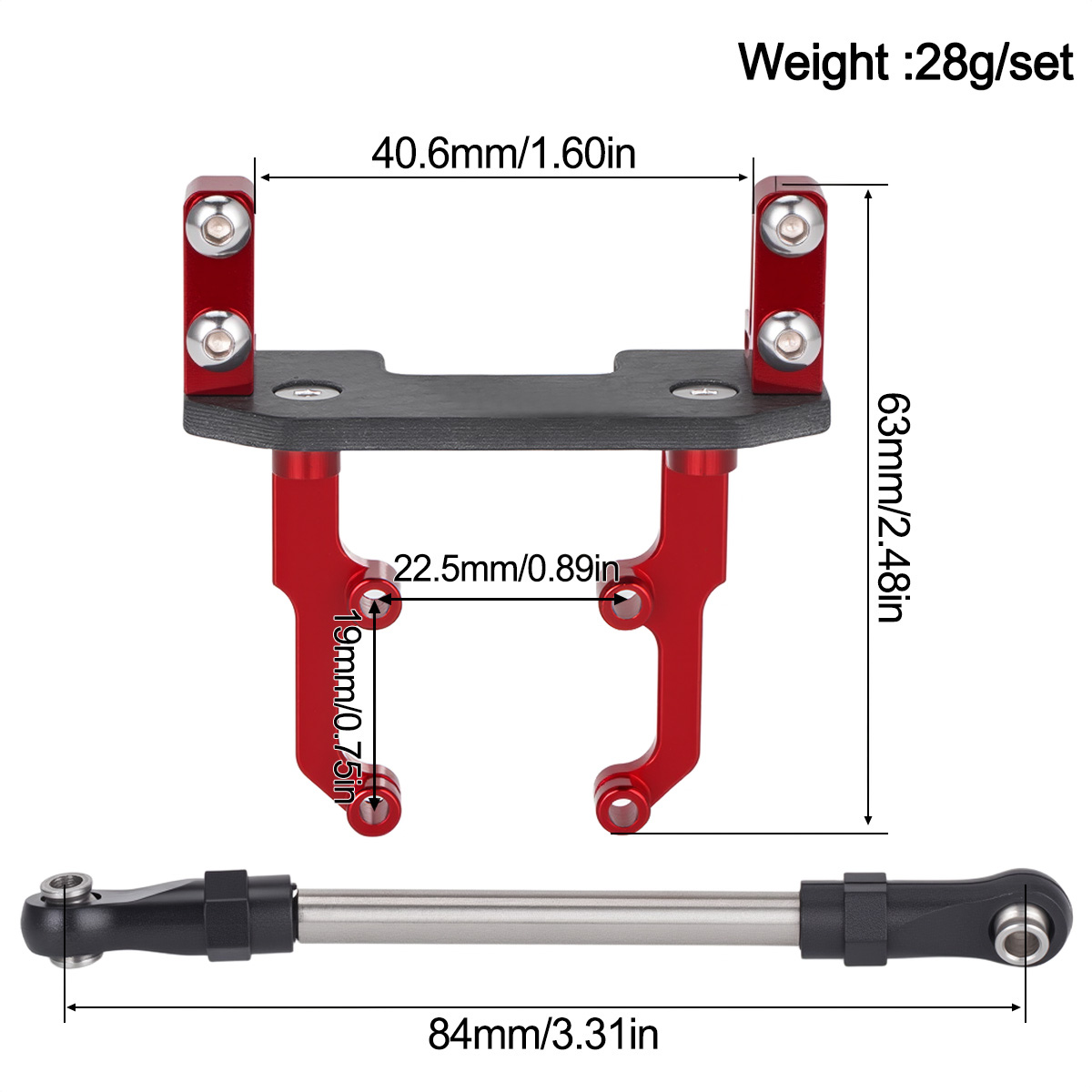 Aluminiumlegering Servo Mount  - Rc Hobby Zone recensie en prijs